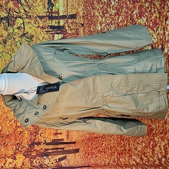 Anorak Jacket New, Wind, Rain, Lined - Picture 5 of 16